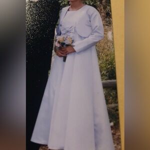 Elegant Lavender Gown with Jacket Size 16